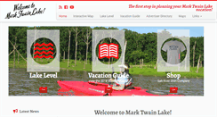 Desktop Screenshot of exploremarktwainlake.com